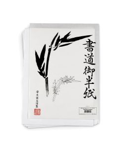 Paquet de 100 feuilles de papier de riz Hanshi Yasutomo&reg; - 24 cm x 33 cm (9½" x 13")