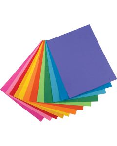 96 cartons à étiquettes aux couleurs vives, 60 lb - 22 cm x 28 cm (8½" x 11")