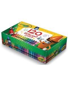 Boîte de 120 crayons de cire à couvercle refermable Crayola®