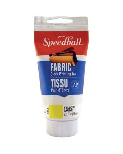 Tube d’encre pour sérigraphie sur tissu Speedball®, 74 ml (2,5 oz) - Jaune