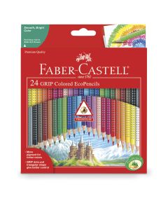 Faber-Castell&reg; Colour Grip Coloured EcoPencils - Set of 24