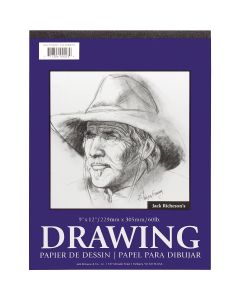 Jack Richeson&reg; Drawing Pads, 60 lb. Tape-bound - 9" x 12"