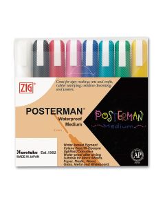 8 marqueurs Posterman&reg; Zig&reg; - Pointe moyenne (2 mm)