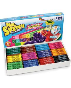 Marqueurs lavables et parfumés Mr. Sketch® - Ensemble de 192