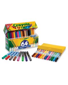 Crayola&reg; Ultra-Clean Washable&reg; Colour Markers - Variety Set of 64