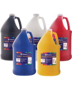 Gouache Elements de Nasco, 3,8 L (128 oz) - Ensemble de 5
