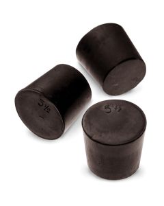 Rubber Stoppers, Solid - Size 5 1/2