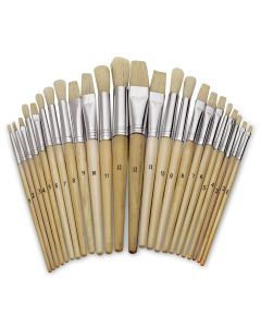 Assortiment de 24 pinceaux pour enfants Jack Richeson®, à manche court